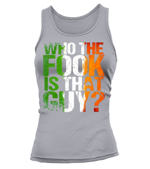 Who the Fook is That Guy T Shirt For Boxing Fans Tank top Woman