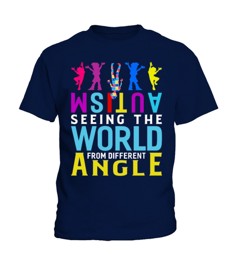 Autism Awareness Autistic Gift Kids T-Shirt