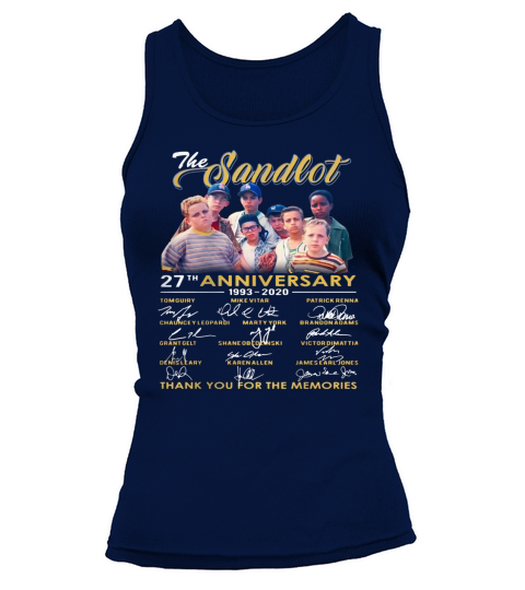 The Sandlot 27th Anniversary 1993-2020 Thank You For The Memories Signature Shirt Tank top Woman