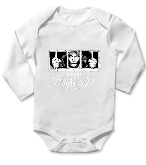 Macho Madness Randy Savage Long Sleeve Baby One-Piece