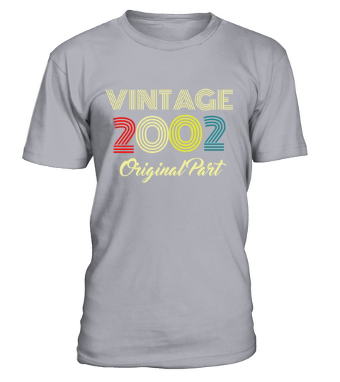 Original Part 2002 Vintage Birthday Gift Idea Men's T-Shirt