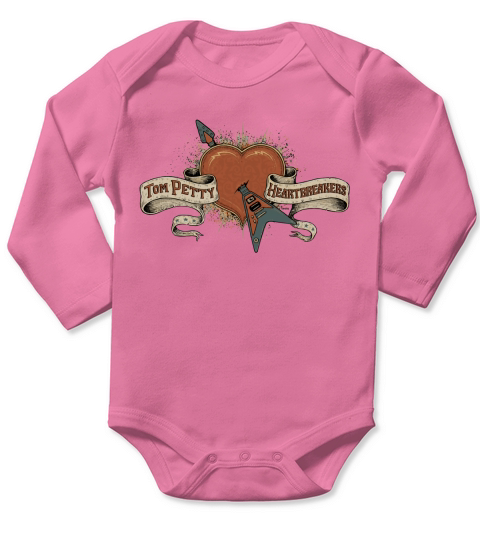 Tom Petty heart Long Sleeve Baby One-Piece