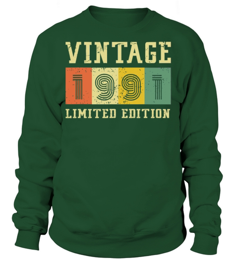 Vintage 1991 Made in 1991 30th Birthday Women's Sweatshirt