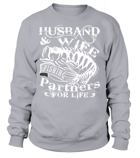 Husband And Wife Fishing Partner For Life T Shirt Women's Sweatshirt