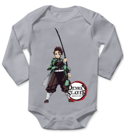 Tanjiro Kamado Demon Long Sleeve Baby One-Piece