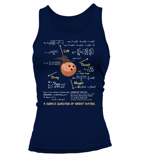 A Simple Question Of Weight Ratios Funny Math Tank top Woman