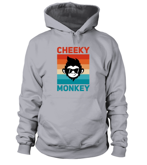 Cheeky monkey - vintage retro Women's Hoodie