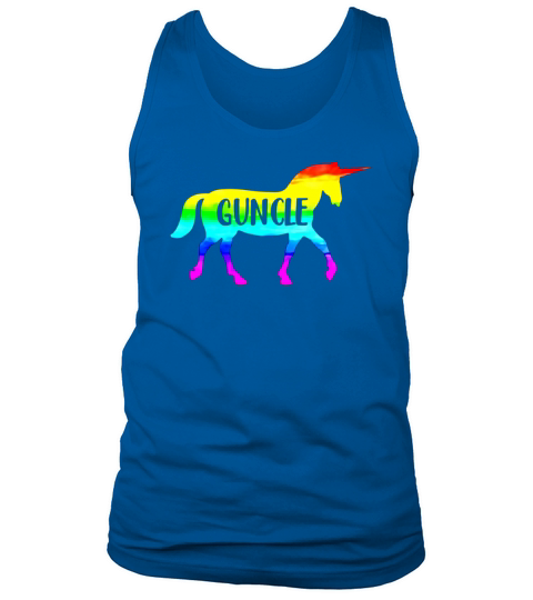 LGBT Proud Guncle Unicorn Shirth Men's Tank Top