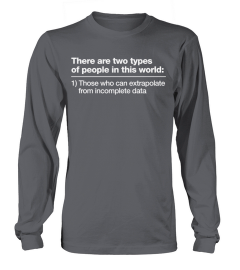 There are two types of people in this world Women's Long Sleeve