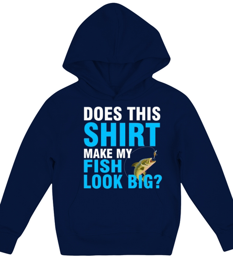 Funny Fishing Costume For Grandpa. Kids Hoodie