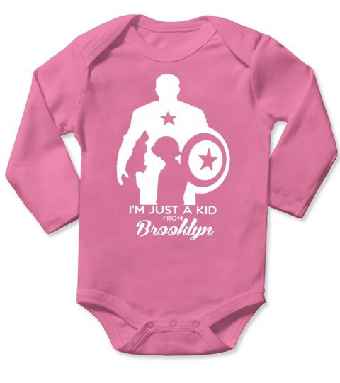 Im just a kid from Brooklyn Long Sleeve Baby One-Piece
