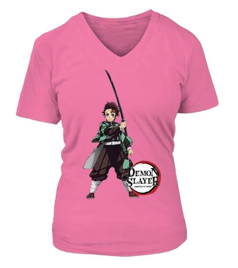 Tanjiro Kamado Demon Women's V-Neck T-shirt
