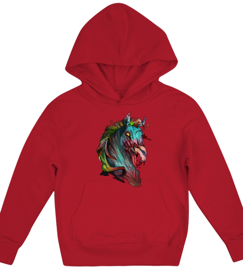Zombie Horse New Kids Hoodie