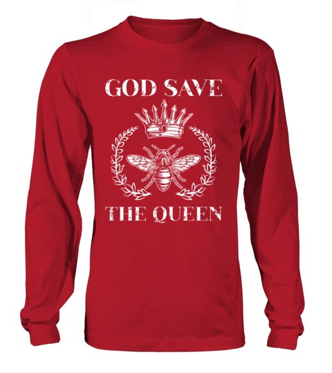 god save the queen beekeeper Women's Long Sleeve