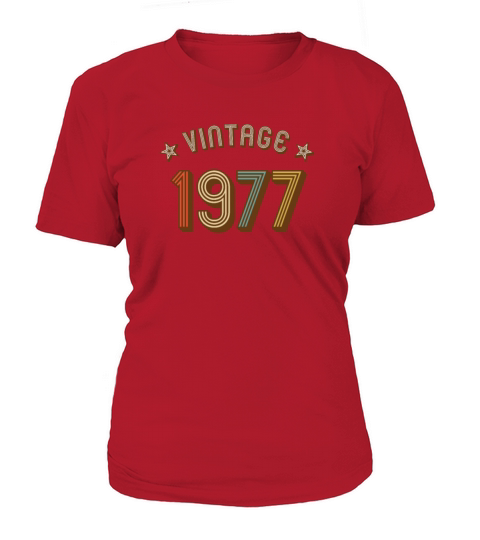 1977 vintage retro year of birth Women's T-Shirt