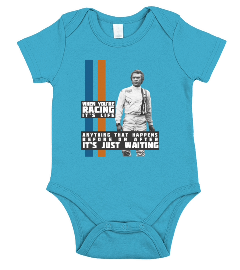 Classic Steve McQueen Portrait Mens Casual - Baby Onesie Short Sleeve Baby One-Piece