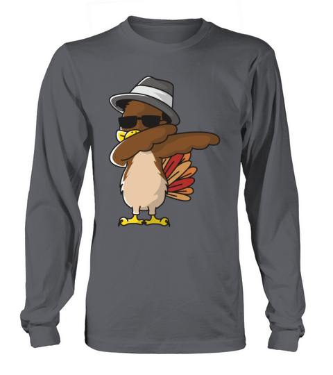 Dabbing Turkey Thanksgiving Women's Long Sleeve