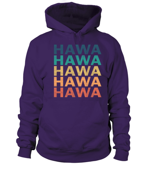 Hawa Name T Shirt - Hawa Vintage Retro Name Gift I Women's Hoodie