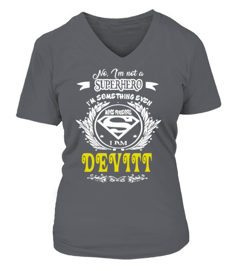 DEVITT . DEVITT superhero V-neck T-Shirt Woman