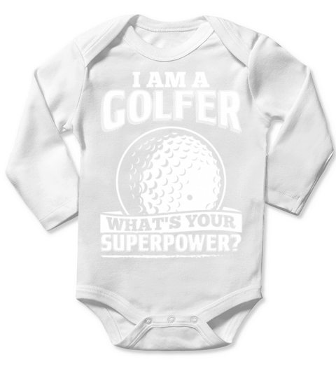 Funny Golf Golfing Shirt I Am A Long Sleeve Baby One-Piece