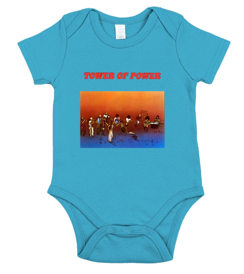 Tower of Power Short Sleeve Baby One-Piece