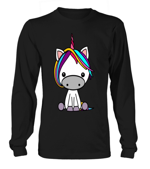 Unicorn Kids T Shirt Women's Long Sleeve
