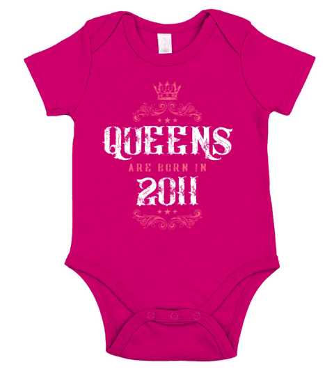 born in 2011 Short Sleeve Baby One-Piece