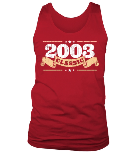 Anniversary 2003 Classic Matching Couple Distresse Men's Tank Top