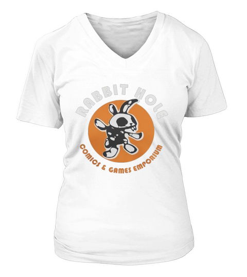 Rabbit Hole TShirt V-neck T-Shirt Woman