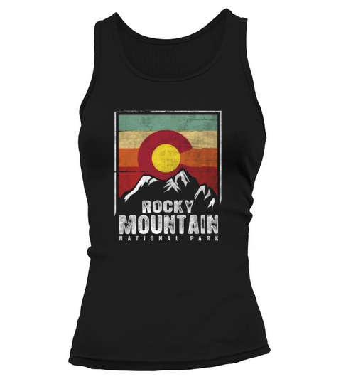 Vintage Rocky Mountain National Park Shirt Colorad Women's Tank Top