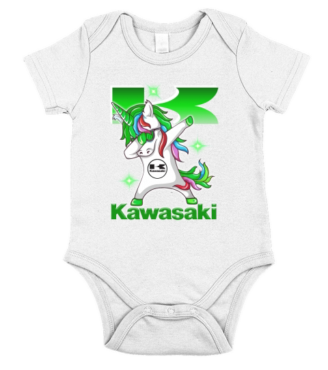 kawasaki unicorn Short Sleeve Baby One-Piece