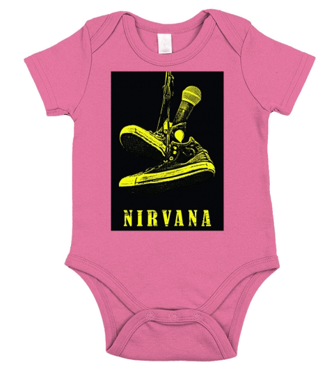 NIRVANA Short Sleeve Baby One-Piece