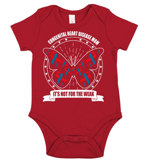 Congenital Heart Disease Mom It Is Not For The Weak Short Sleeve Baby One-Piece
