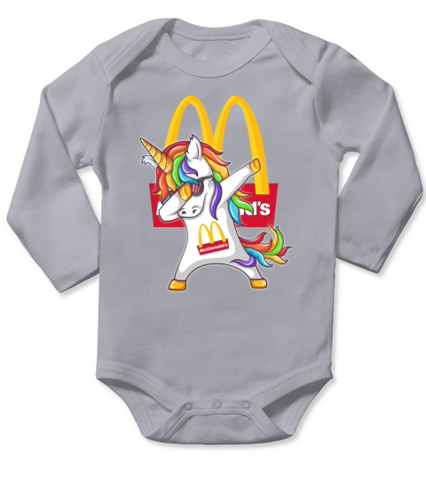 Dabbing licorne de McDonald Long Sleeve Baby One-Piece