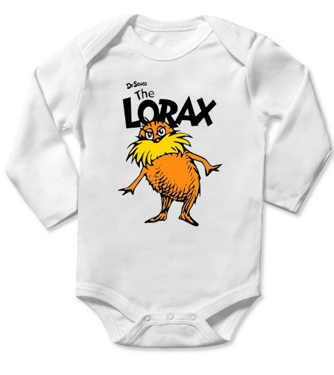 Organic Vintage Dr. Seuss Long Sleeve Baby One-Piece