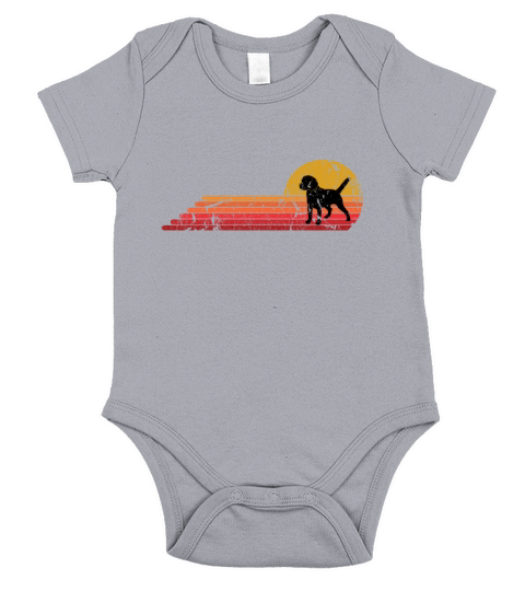 Beagle Dog Retro Vintage Style Short Sleeve Baby One-Piece