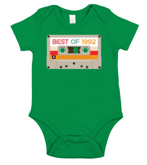 Vintage Cassette Tape Shirt Birthday Gifts Retro Short Sleeve Baby One-Piece