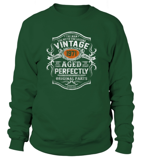 Mens 50 Years Old 1971 Vintage 50th Bday Decoratio Women's Sweatshirt