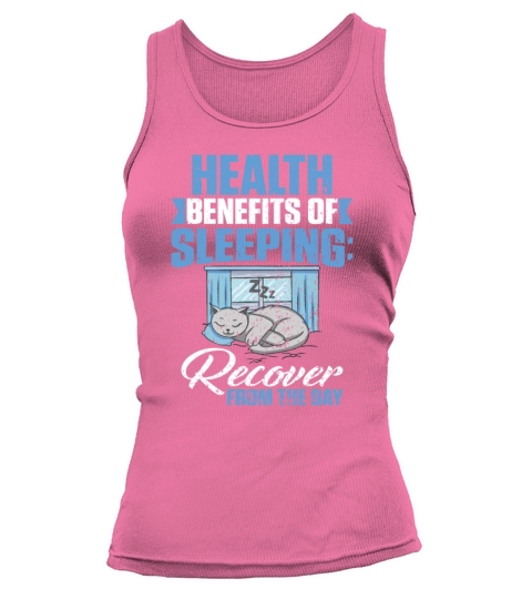 Lazy Tired Sleeping Pajamas Benefits To Sleep Women's Tank Top