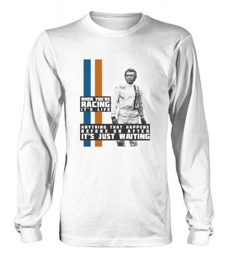 Classic Steve McQueen Portrait Mens Casual - Baby Onesie Long sleeved Unisex