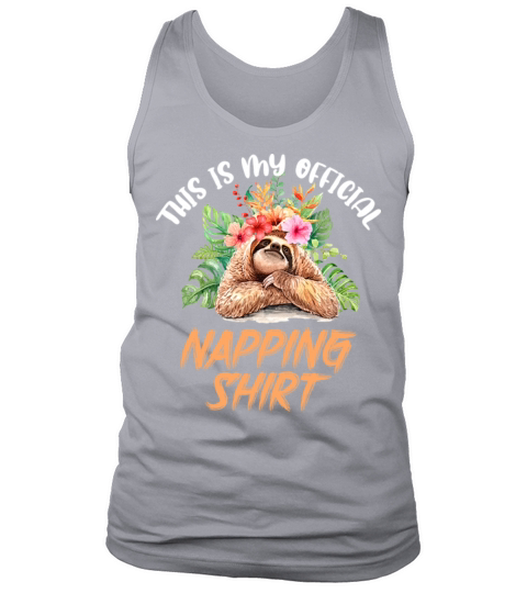 Baby Sloth Official Napping Funny Quotes Sayings Men's Tank Top
