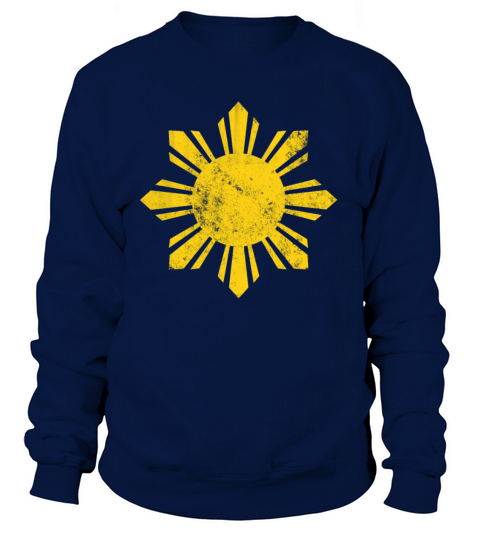 Philippines print Filipino Vintage Sun product Women's Sweatshirt