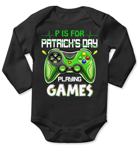 St. Patricks Day   it the most wonderful time for a game Long Sleeve Baby One-Piece