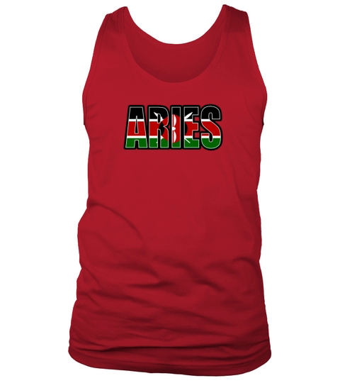 Aries Kenyan Horoscope Heritage DNA Flag Tank Top Unisex