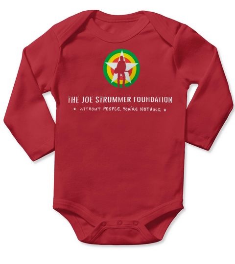 The Clash Joe Strummer Foundation Gift Long Sleeve Baby One-Piece
