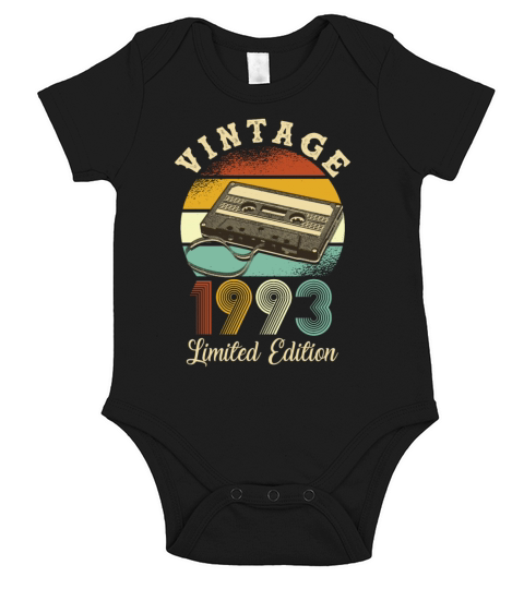Vintage 1993 Short Sleeve Baby One-Piece