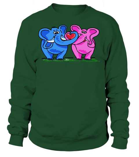 Elephant Couple Women's Sweatshirt