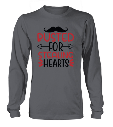 Busted For Stealing Hearts Women's Long Sleeve