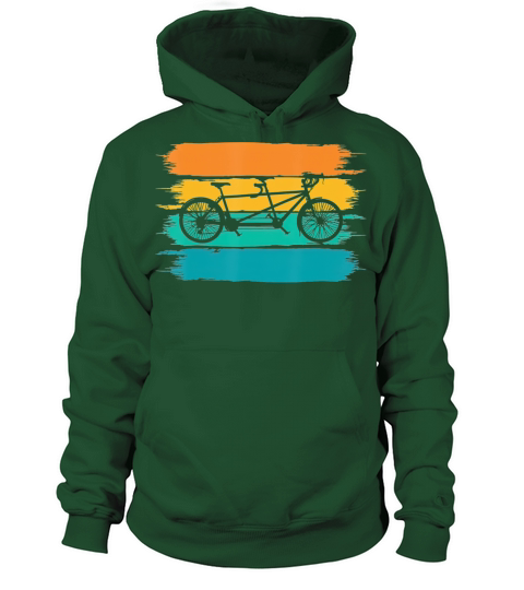 Retro Tandem bike TShirt Women's Hoodie