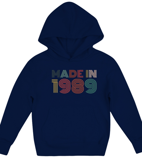 31 st Birthday Celebration Gift Born In 1989 Kids Hoodie